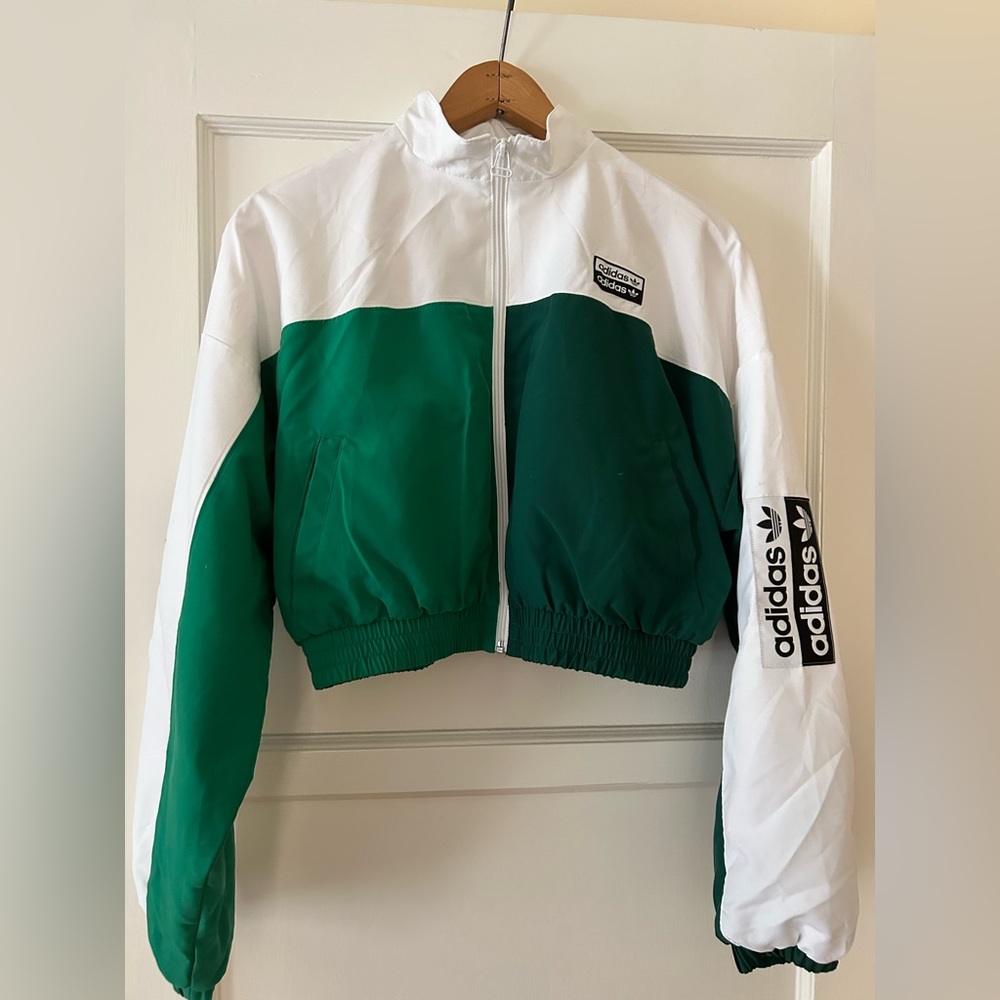 Cropped Adidas Track Jacket NWT
